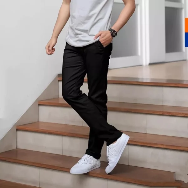 Stretch Chino Trousers - S-160cm