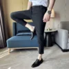 Cotton Ankle Pants - XS-155cm