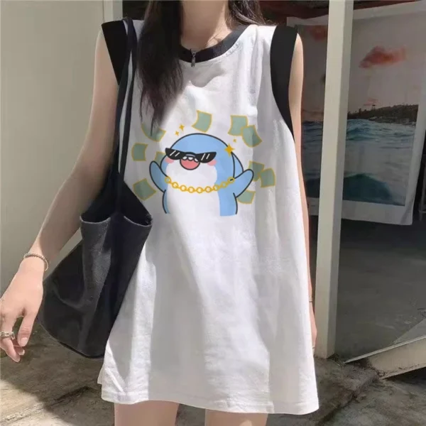 Oversize Sleeveless Shirt - M-165cm