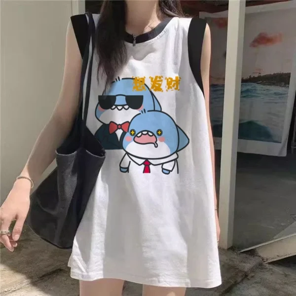 Oversize Sleeveless Shirt - M-165cm