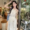 Halter Neck Strap Dress - XL-175cm