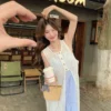 sg-11134201-7rd69-m7c23dxq8df441.webp Blue Strap Beach Dress - S-160cm