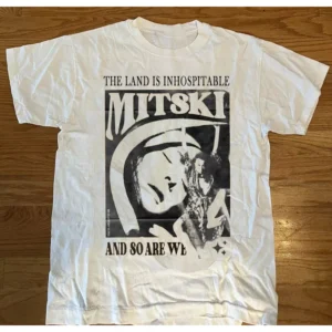 Mitski The Land Is Inhospitable Graphic T-Shirt - S-160cm