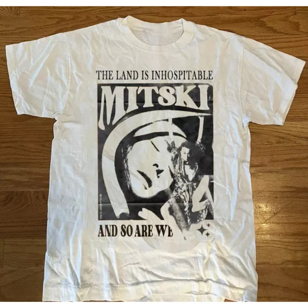 Mitski The Land Is Inhospitable Graphic T-Shirt - S-160cm