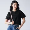Short Sleeve Crop Top - L-170cm