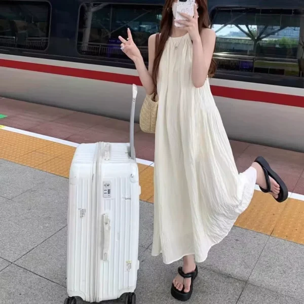 Sleeveless Long Dress - L-170cm