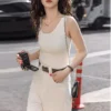 Knitted Strapless Vest - M-165cm