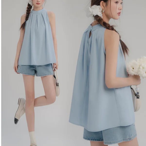 Halter Neck Slim Top - L-170cm