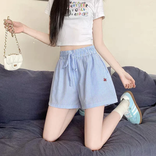 Striped Boxer Shorts - XS-155cm