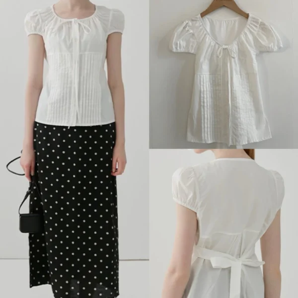 Puff Sleeve Blouse - L-170cm