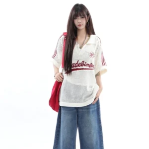 Embroidered Graphic T-Shirt - M-165cm